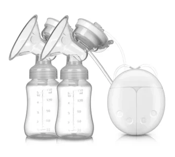 New Electric Double Breast Pump BPA Breast Pumps Baby Breast Feeding With Nursing Pad