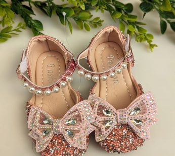 Children Shoes Girls Open Sandals Glitter Doll Shoes