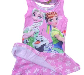 Swimming Costumes for kids with a cap (Cartoon themed)