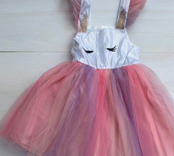 Princess unicorn dress for ages 1 to 5 years