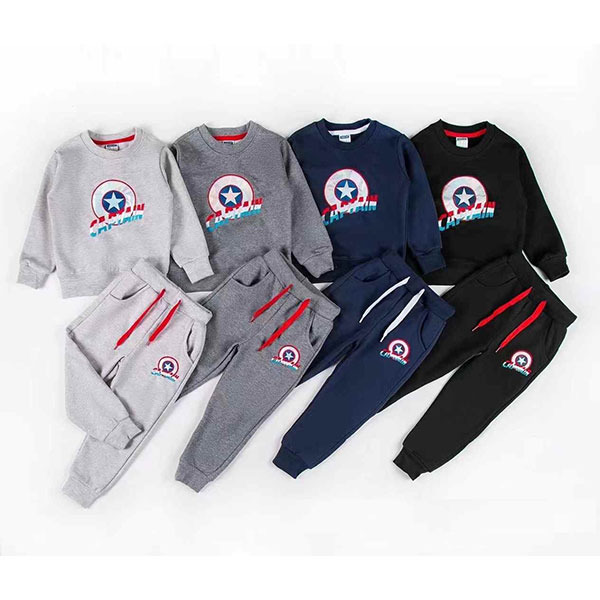 Captain-America-Tracksuits captain america tracksuit premium 2 piece kids outfit