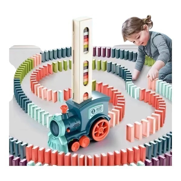 Electric Train Domino trains for kids automatic laying electric train toy