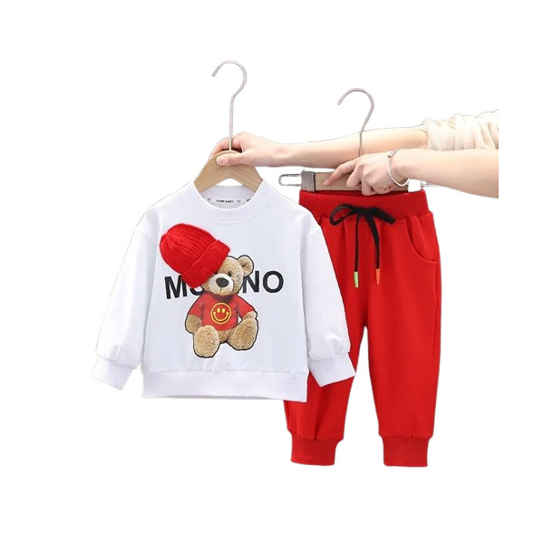 Fashion-Baby-Boys-and-Girls-Outfit Trendy sweat pants set for kids