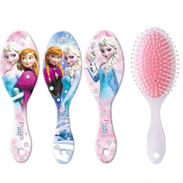 Girls-Hair-Comb-with-frozen-Sofia-Cartoon Magical Girls Hair Comb – Frozen and Sofia Brush for Kids