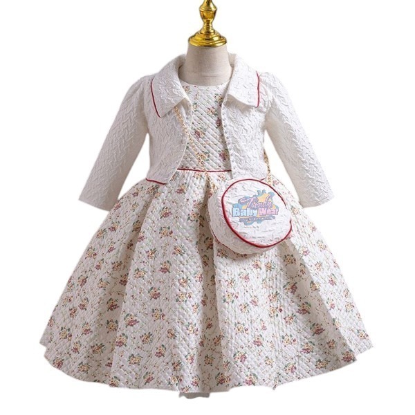 new fashion 2020 dress Girls Kids Flower Elegant Fashion Princess Party Dresses Children Clot