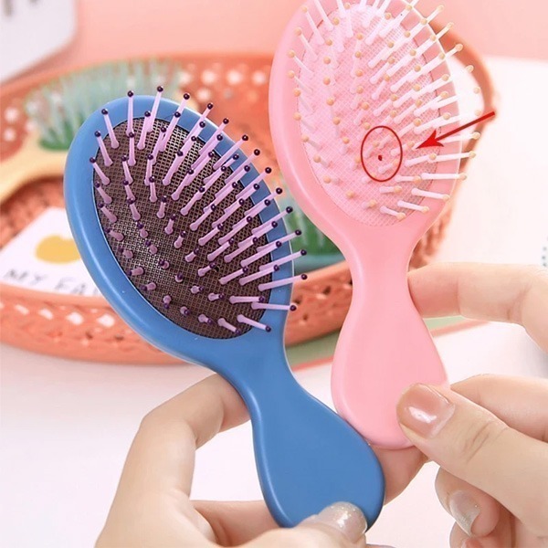 Wet-Hair-Brush-Hair-Combs Mini Soft Bristle Hair Brush – Pocket Comb for Women & Kids