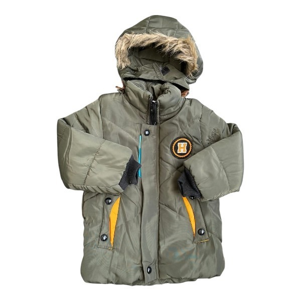 green jacket-Photoroom dark green jacket with zipper and has a detachable fur hoodie