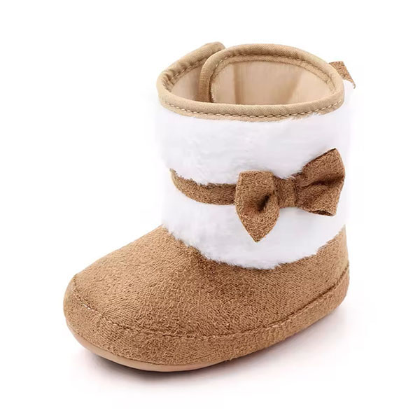 BROWN PRE-WALKERS BOOT whoolen