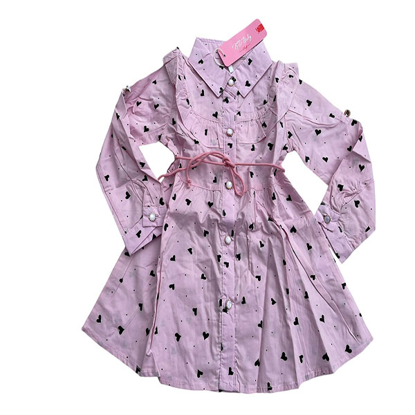 pink cotton dress