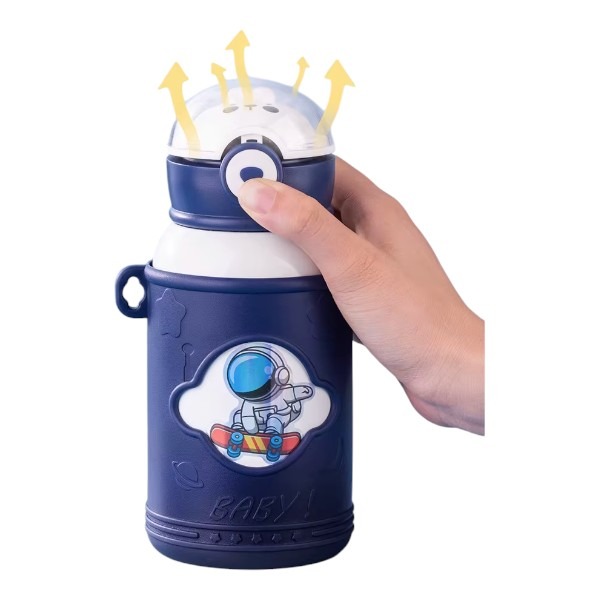 Navy blue flask