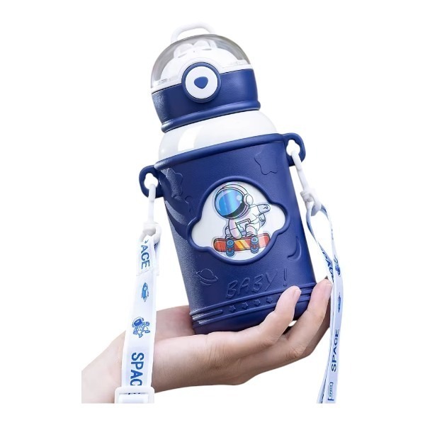 blue thermal bottle