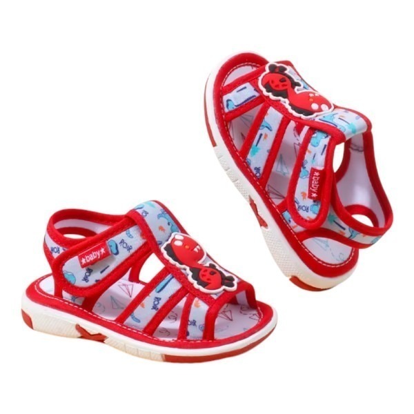 open shoes red