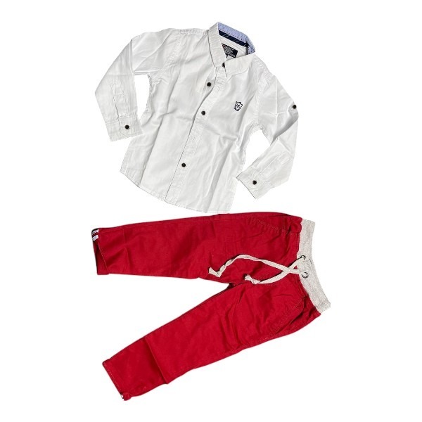 white shirt red pants-Photoroom