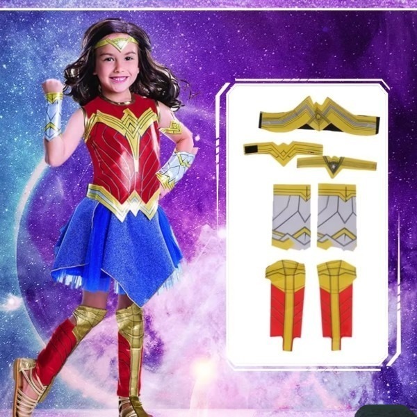 wonder woman costume super girl costume sith arm sleeves an d leg warmers