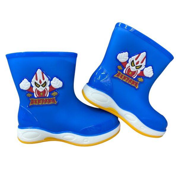 blue rainboots children’s rainboots ultimate waterproof PVC boots for kids