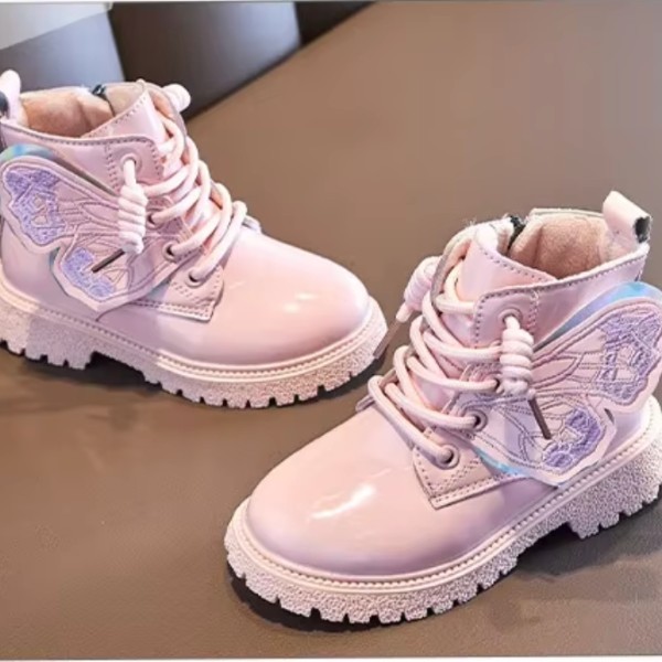 pink girls boots pink short boots