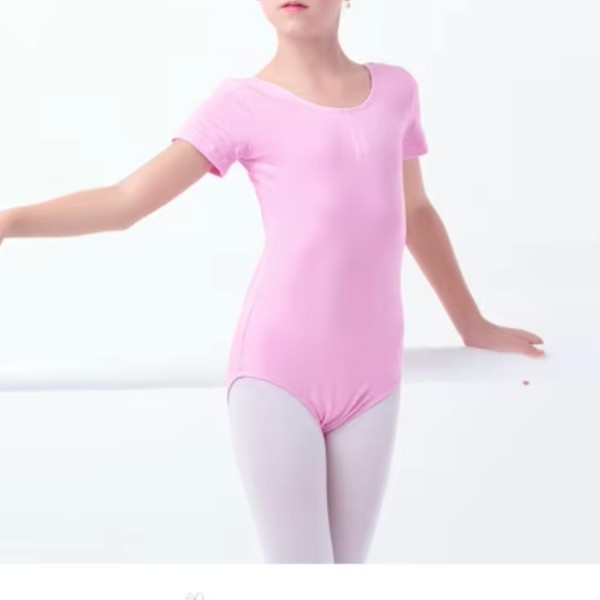 PINK LEOTARD-Photoroom pink girls bodysuit