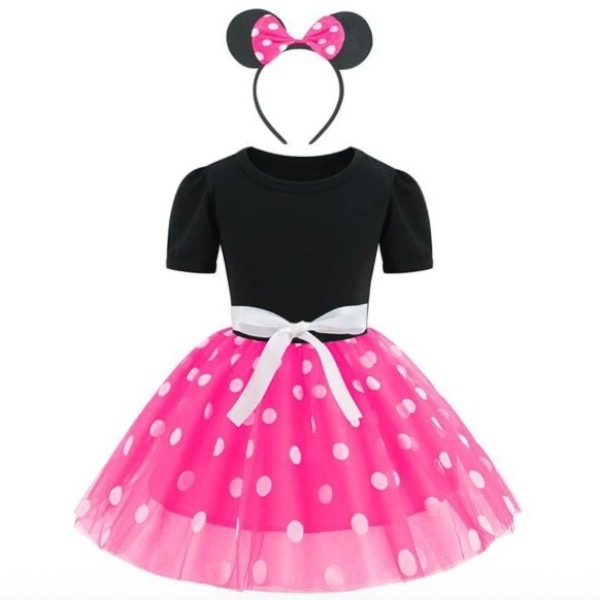 minnie mouse costume-Photoroom MINNIE MOUSE RED PINK POLKA DOT COSTUME
