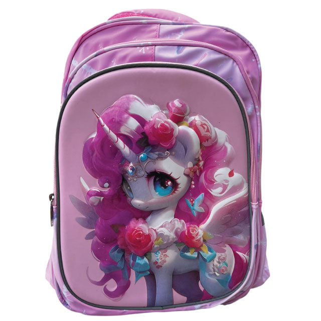 Floral-Unicorn-School-Bag Floral Unicorn School Backpack premium pink kids backpack for girls