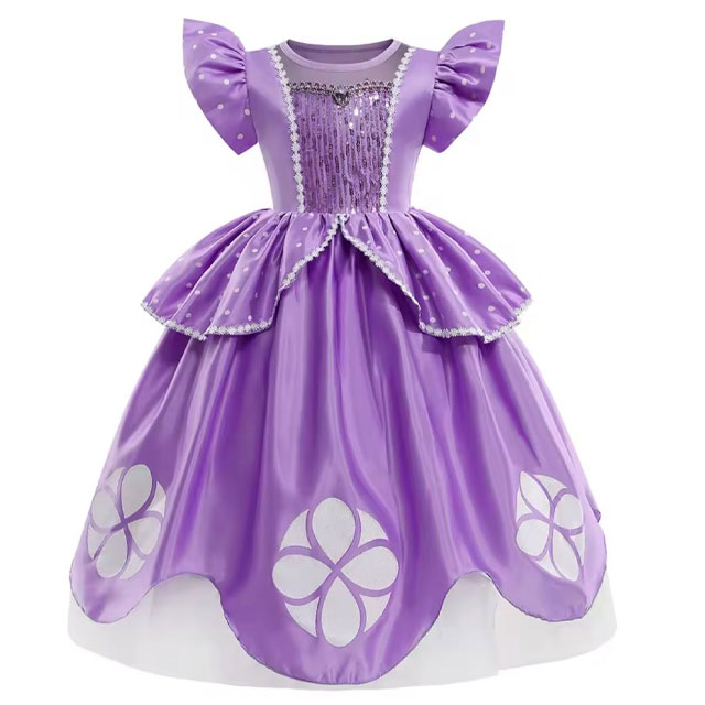 Sofia-Costume Sofia the First Costume for Kids – Princess Dress & Accessories
