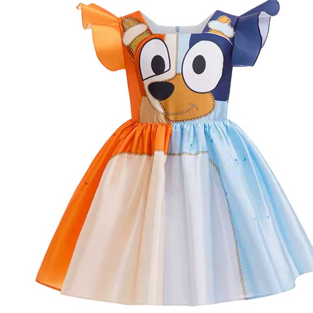 Bluey-costume Bluey Costume for Kids – Cartoon Character Dress-Up Outfit