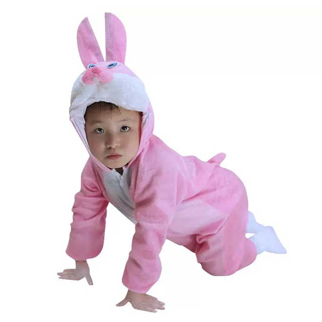 Rabbit-Costumes Kids Rabbit Costume for school plays and fancy-dress parties